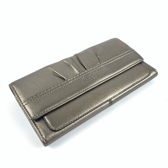 Authentic COACH   No. F42813
✨ Soho Plated Leather Slim Envelope ✨ New with Tag - Picture 3 of 14